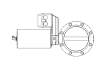 Butterfly valve BR DN150 FVF NC E