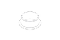 Plain bearing bush GFM 30x34x42x16x2