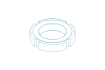 Porca ranhurada M35x1,5 ST DIN1804