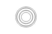 Deep groove ball bearing 62202 2RS 15x35