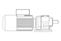 Stirnradgetriebemotor 0,55kW 47 1/min