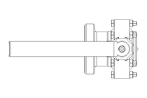 Disk valve, man. G2S   DN 50