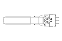 MANUAL STRAIGHT-WAY COCK  PN63