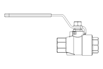 MANUAL STRAIGHT-WAY COCK  PN63