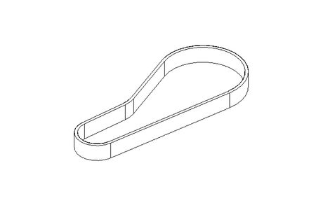 TOOTHED BELT 16 AT5-0455 Z091 POLYURETHANE