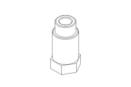 CYLINDRICAL EXTENSION 1/4"M 1/4"F L035