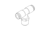 QUICK COUPLING T-JOINT 06 1/4"M