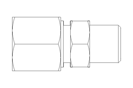 Pipe screw connector LL 8 R1/8"