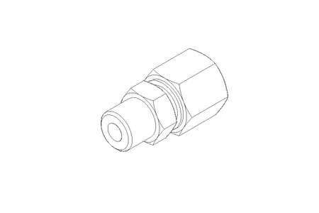 Pipe screw connector LL 8 R1/8"