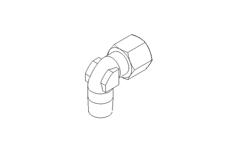 Pipe screw connector LL 8 R1/8" St-Zn