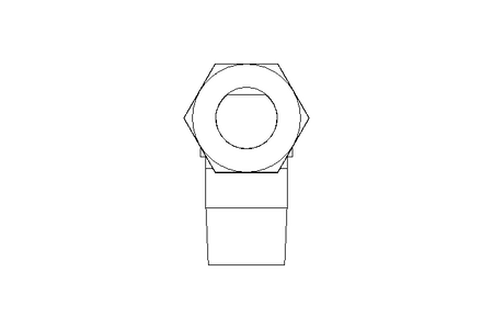 Conector roscado p/ tubos LL 8 R1/8"