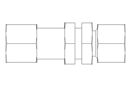 Thread. bulkhead connect. L 12/12