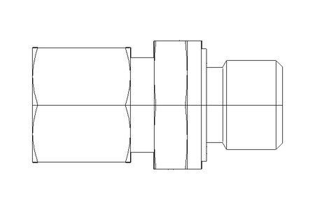 Pipe screw connector L 8 G1/4" 1.4571