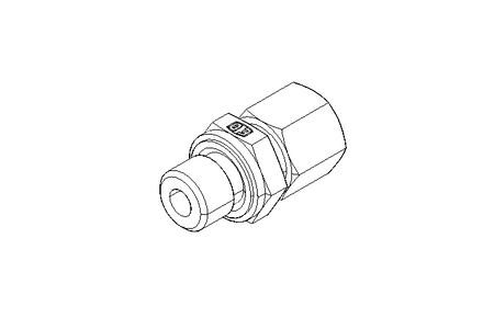 Pipe screw connector L 8 G1/4" 1.4571