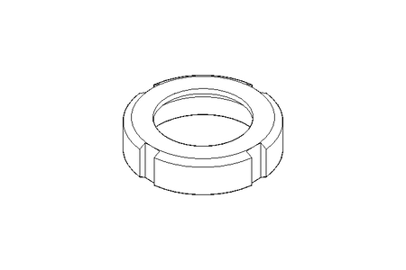 Slotted nut F DN40 1.4301 DIN11851