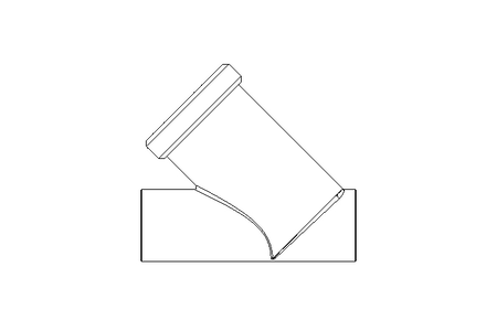 Strainer DN080 Schraegsitz 1.4404