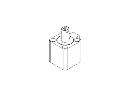 Doppelt wirkender Zylinder D20 Hub10