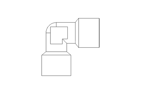 Winkelverschraubung G1/4 90 Grad