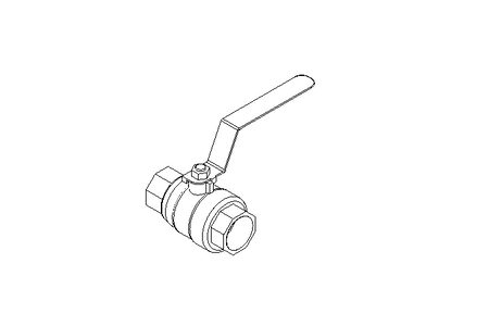 Ball valve 1" PN63 1.4408