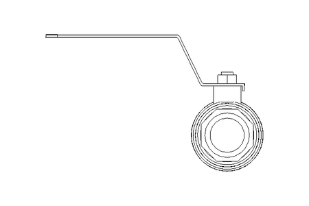 Kugelhahn 1" PN63 1.4408 manuell