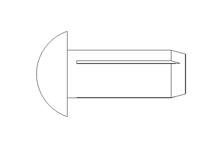 Clou cannelé ISO 8746 4x10 A2