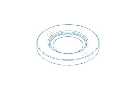 轴密封件环 A 30x62x7 NBR DIN3760