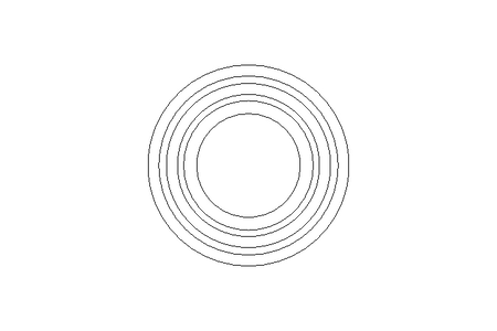 Grooved ring C1 5x9.7x2.5 NBR