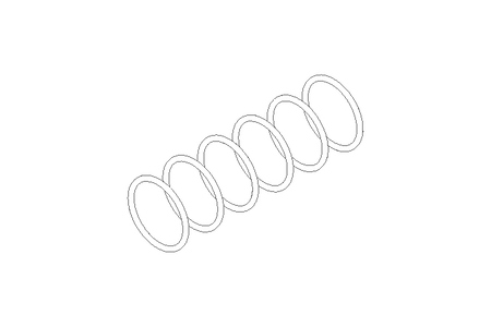 Ressort à pression D1=7,6 D2=6,6 L=23