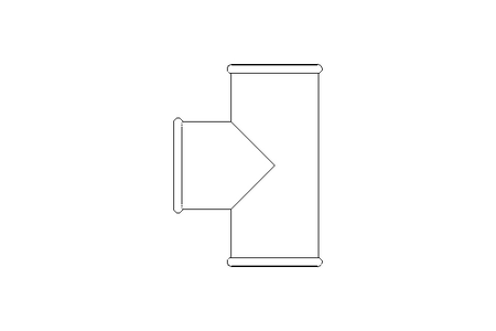 Conector T DIN EN 10242 B1 3/8"