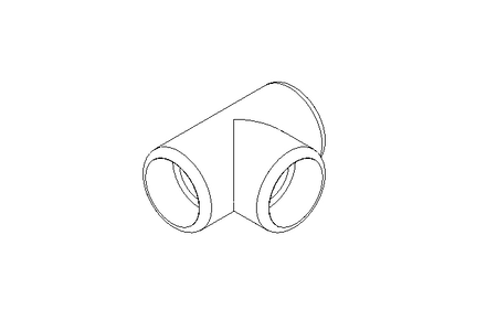 T-Stück 1 L 38 A4 DIN 2987