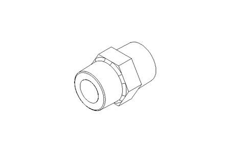 Doppelnippel 3/8 L28 1.4571 DIN 2990