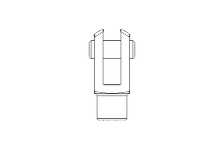 Fork head Yoke SG-M12x1.25