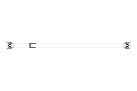 Eje articulado D=150 L1=2000 L2=2060