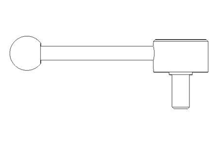 Flachspannhebel D M10x20