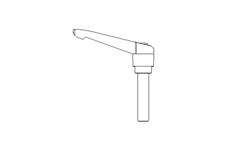 Klemmhebel M10x45 Gr.2