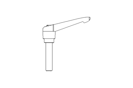 Klemmhebel M10x45 Gr.2