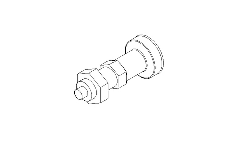 Rastbolzen D8 M16x1,5 Niro