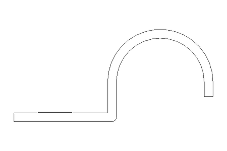 Pipe clamp D=15 B=12