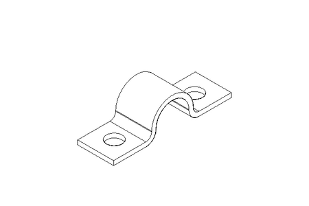 ABRAZADERA DE TUBO D1= 23 mm DIN 1593