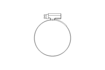 Abrazadera para mangueras D=70-90 B=12