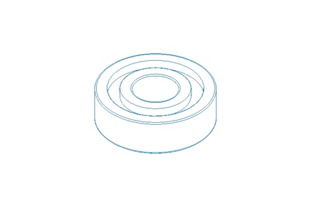 Roulem. rainuré à billes 6000 2RS 10x26