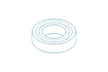 Deep groove ball bearing 6005 25x47x12