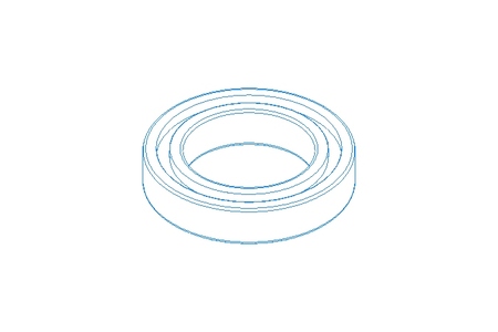 Deep groove ball bearing 6010 50x80x16