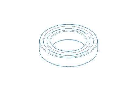 Roulem. rainuré à billes 6011 2RS 55x90