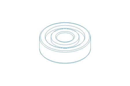 Rillenkugellager 6200 2RS 10x30x9