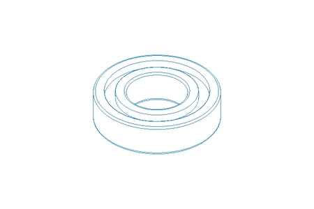 Roulem. rainuré à billes 6206 RS 30x62