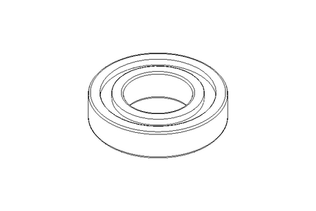 Deep groove ball bearing 6208 NR 40x80