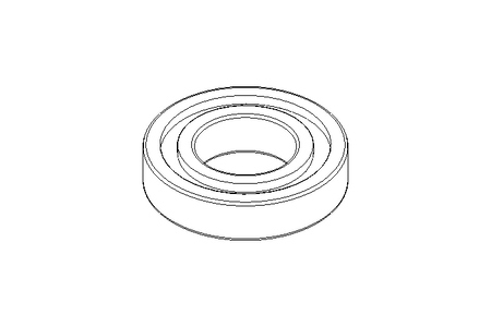 Deep groove ball bearing 6208 2RS 40x80