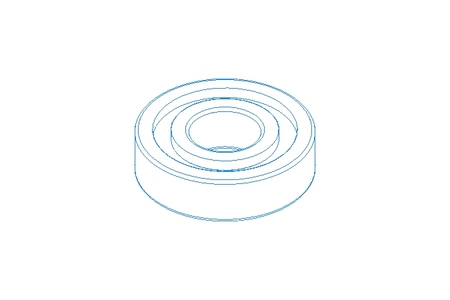 Deep groove ball bearing 6305 25x62x17