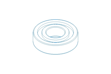 Deep groove ball bearing 6306 30x72x19